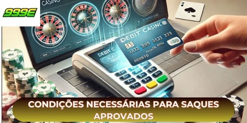 Condições necessárias para saques aprovados