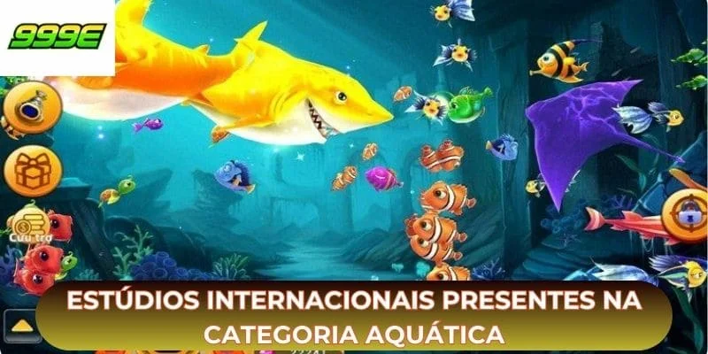 Estúdios internacionais presentes na categoria aquática