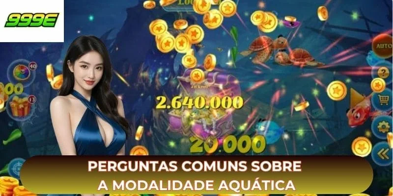 Perguntas comuns sobre a modalidade aquática